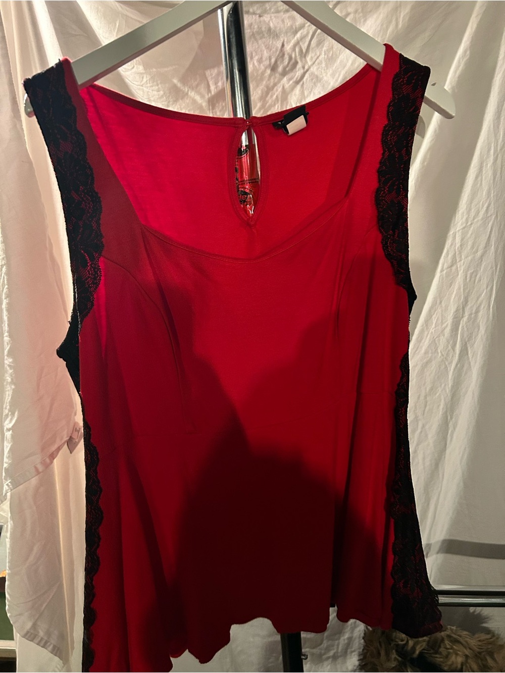 torrid Red Scoop Neck Tank